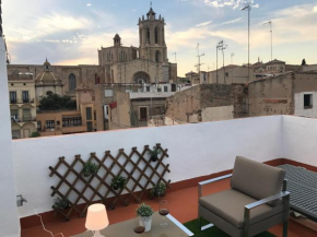 Гостиница Apartamento 1º con Chill-Out frente a la Catedral  Таррагона